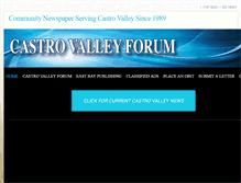 Tablet Screenshot of castrovalleyforum.com